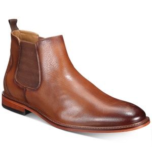 BAR III Men's Ricky Leather Chelsea Boots